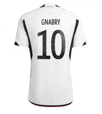 Lacne Muži Futbalové dres Nemecko Serge Gnabry #10 MS 2022 Krátky Rukáv - Domáci